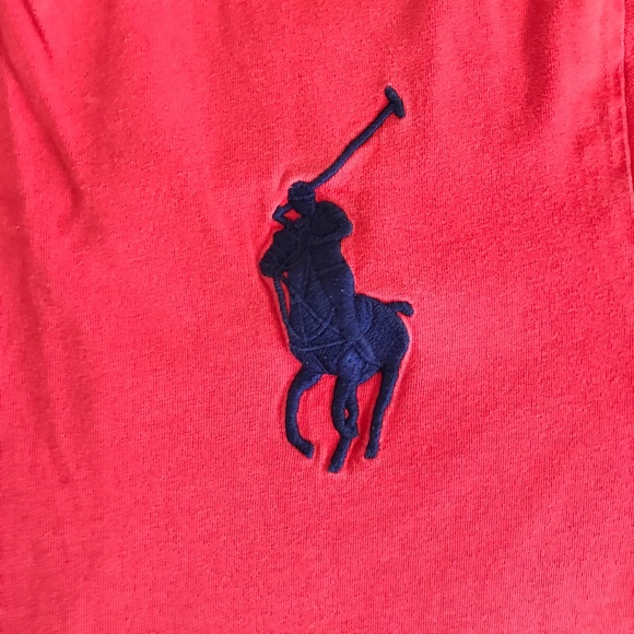 Ralph Lauren Red Large Pony Tee - size Medium - Picture 2 of 6